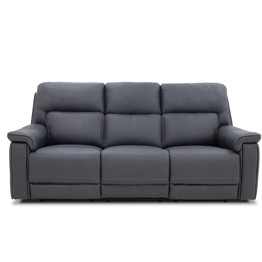 Jumbo Slate Triple Power Sofa By Warehouse M