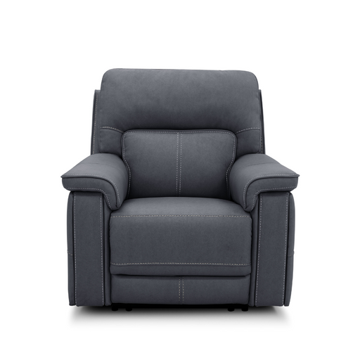 Recliner Jumbo Slate Triple Power Recliner By Warehouse M