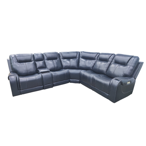 Ocean Rainer Leather Modular Sectional By Warehouse M