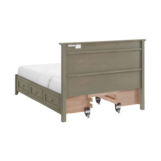 McKenzie - Queen Classic Storage Bed - Fieldstone