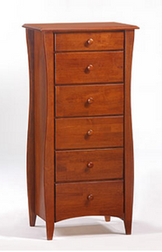 Chest Night & Day Spices Clove 6-Drawer Wood Lingerie Chest Brown by Night & Day Furniture