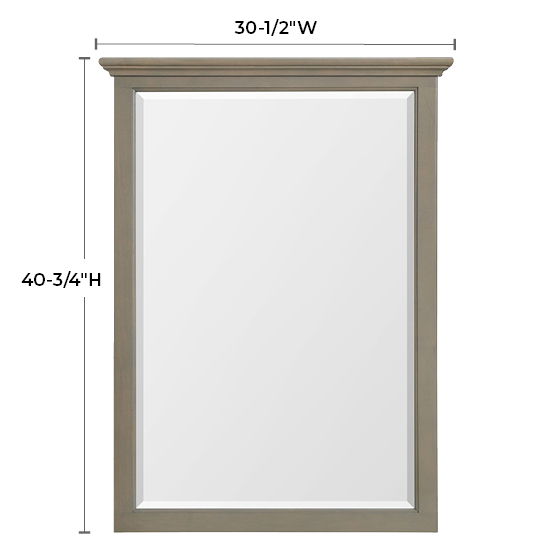 McKenzie - Beveled Mirror - Fieldstone