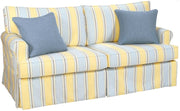 Sofa Four Seasons Molly Customizable 2-Seat Slipcovered Townhouse Sofa