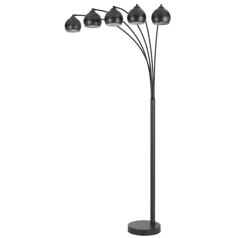 Carley - 88" Height Metal Floor Lamp - Charcoal Gray