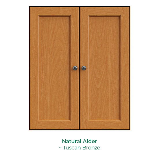 McKenzie - Center Wall Unit - Glazed Antique Cherry