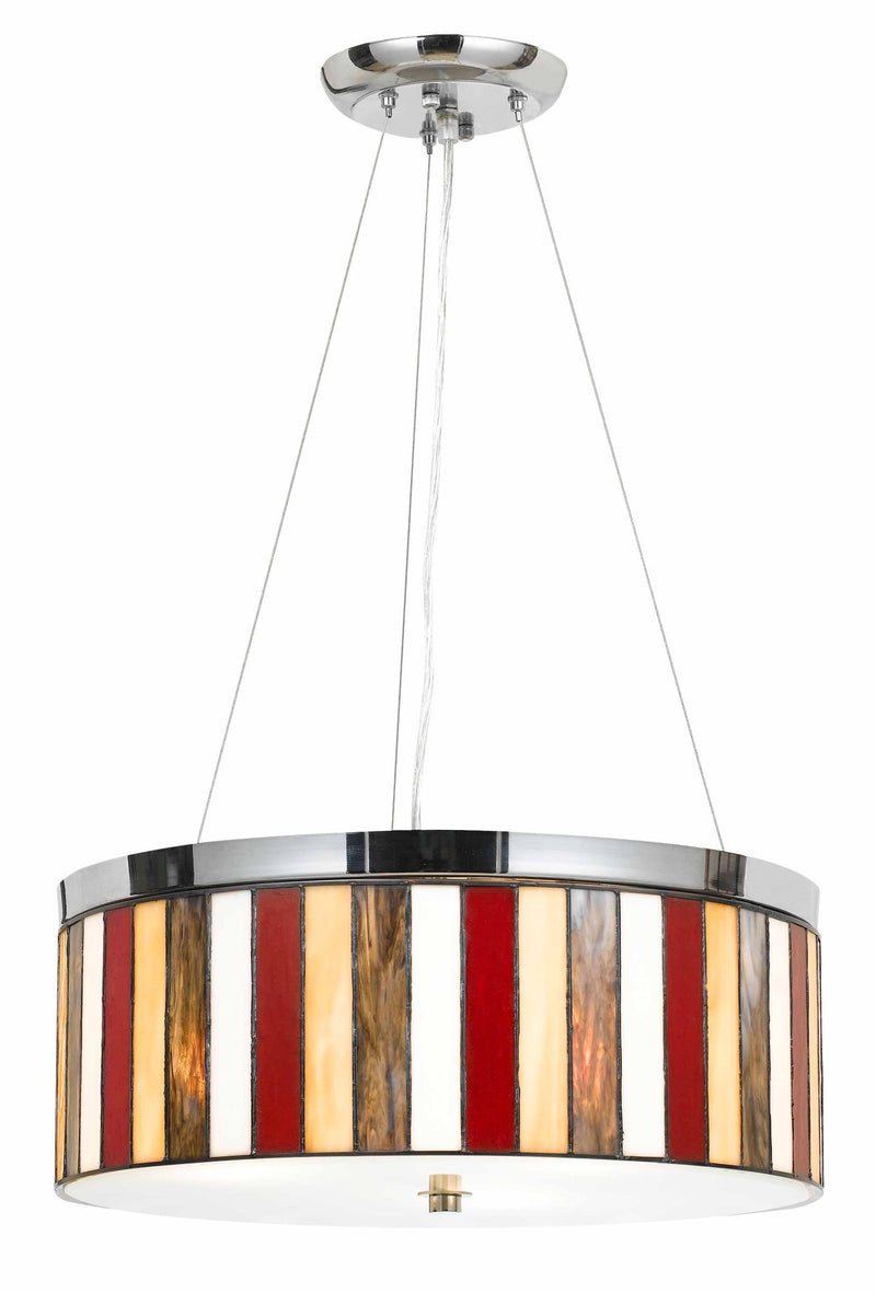 Tiffany - 47" Height Pendant - Chrome