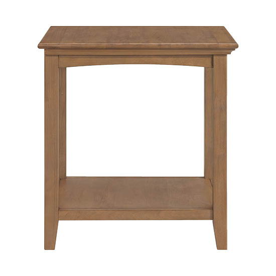 McKenzie - Side Table - Pecan