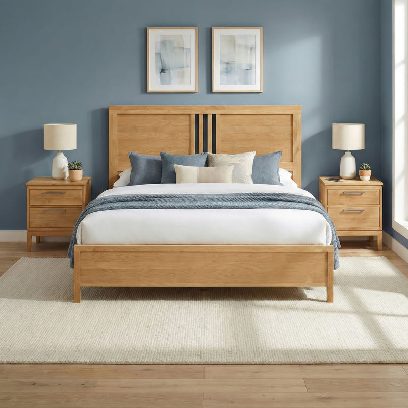 Bailey - King Bed - Natural