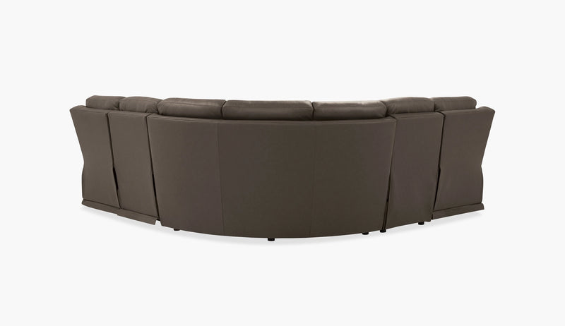 Asher Leather Reclining Sectional Sofa by Palliser
