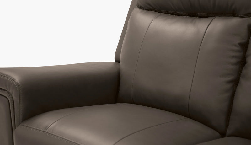 Asher Leather Reclining Sectional Sofa by Palliser