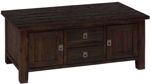 Nan Jofran Kona Grove Solid Acacia Wood Storage Coffee Table by Jofran Inc. – angled view