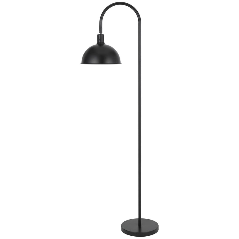 Lumadome - 58" Height Metal Floor Lamp - Matte Black
