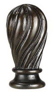 Finial - Dark Brown