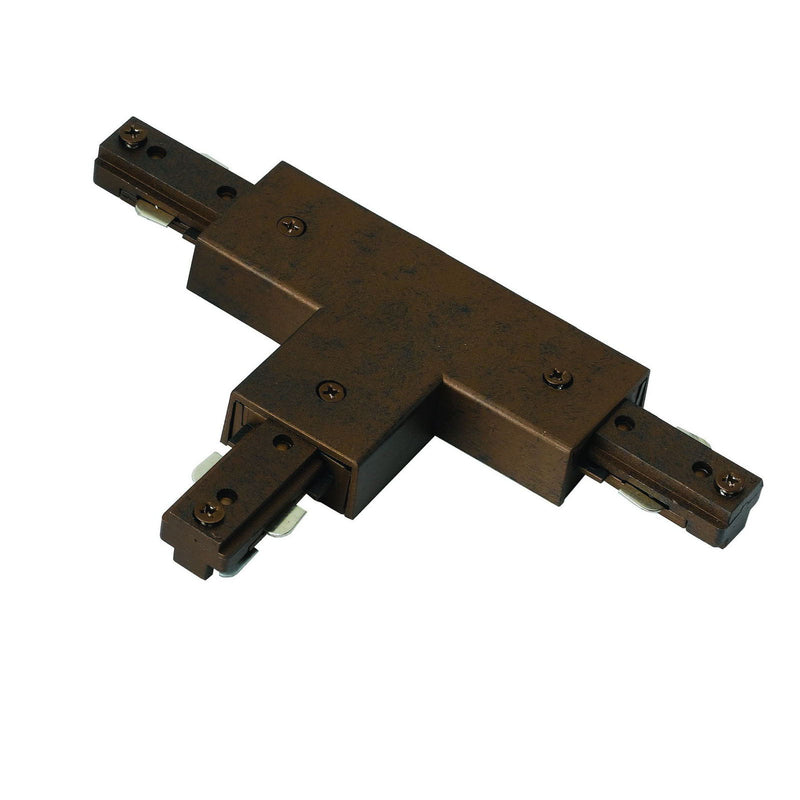 0.8" Height T Connector With Left Polarity - Rust