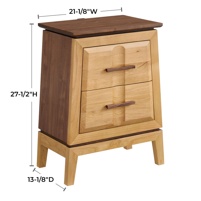 Addison - 2-Drawer Nightstand - Natural