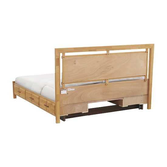 Addison - King Panel Storage Bed - Natural