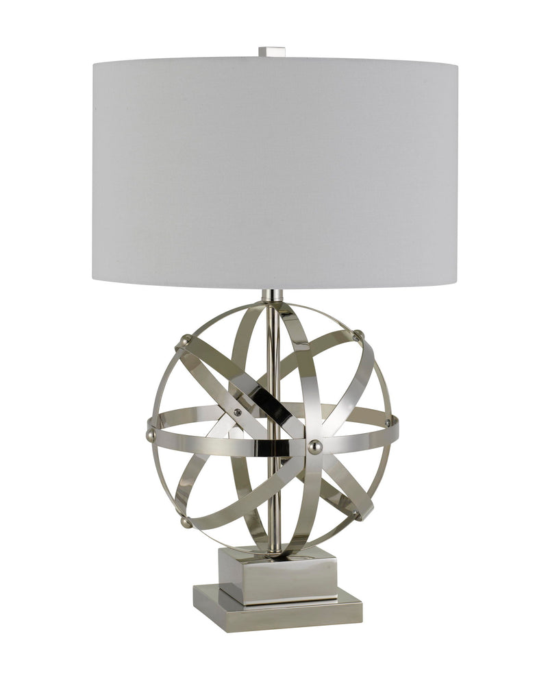 Vittoria - 26.5"Height Metal Table Lamp - Brushed Steel