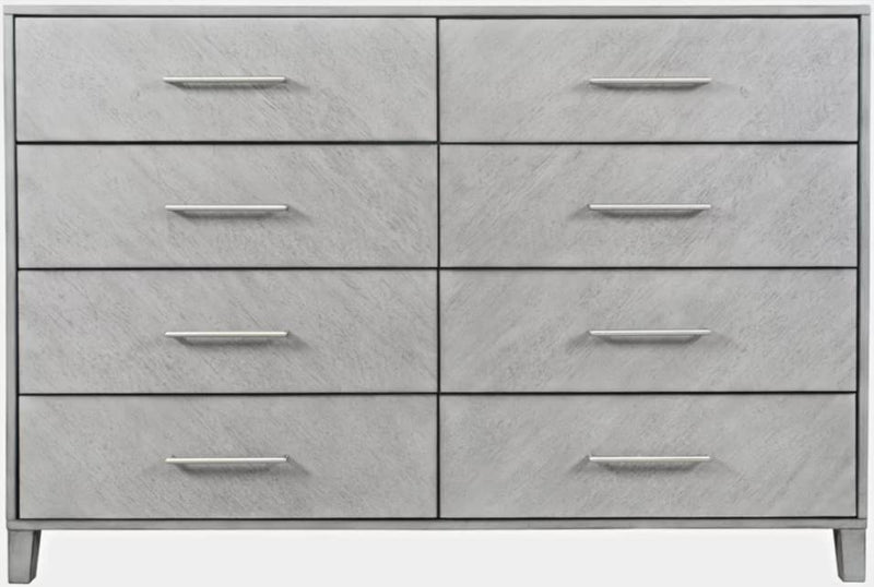 Nan Jofran Eloquence Stone 8-Drawer Acacia Wood Bedroom Dresser by Jofran Inc.