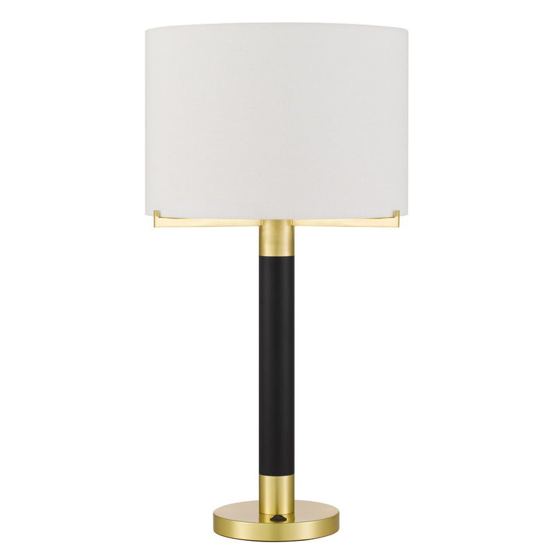 Goldston - 27.5" Height Metal Table Lamp - Antique Brass / Black