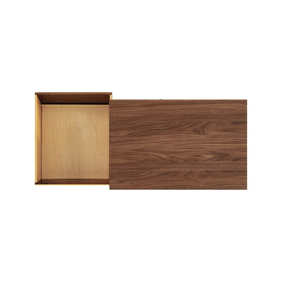 Addison - 38" W Vinyl Record Station - Natural