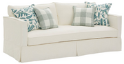 Sofa Four Seasons Ryane Customizable 2-Seat Slipcovered Fabric Grande Sofa