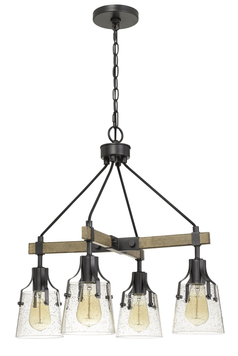 Aosta - Chandelier - Wood & Iron