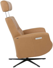 Fjords Magnus Medium Dual Motion Leather Swivel Recliner – alternate view 4