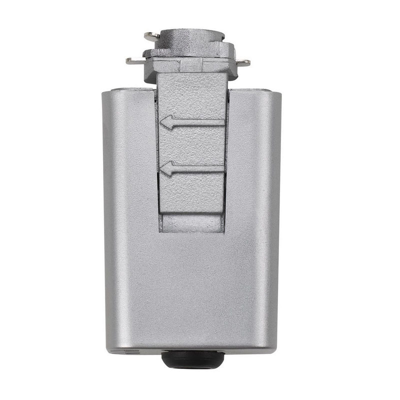 Line Voltage Pendant Track Adopter For Ht Track System - Brushed Steel