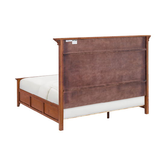McKenzie - King Grand Bed - Glazed Antique Cherry