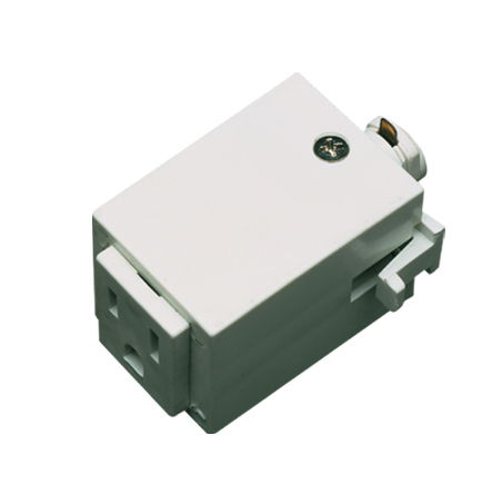 1.5" Height Outlet Adaptor - White
