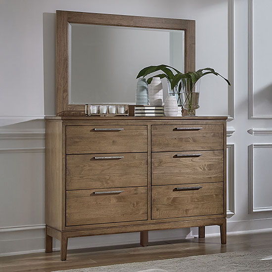 Bailey - 50"W Low Dresser - Nutmeg