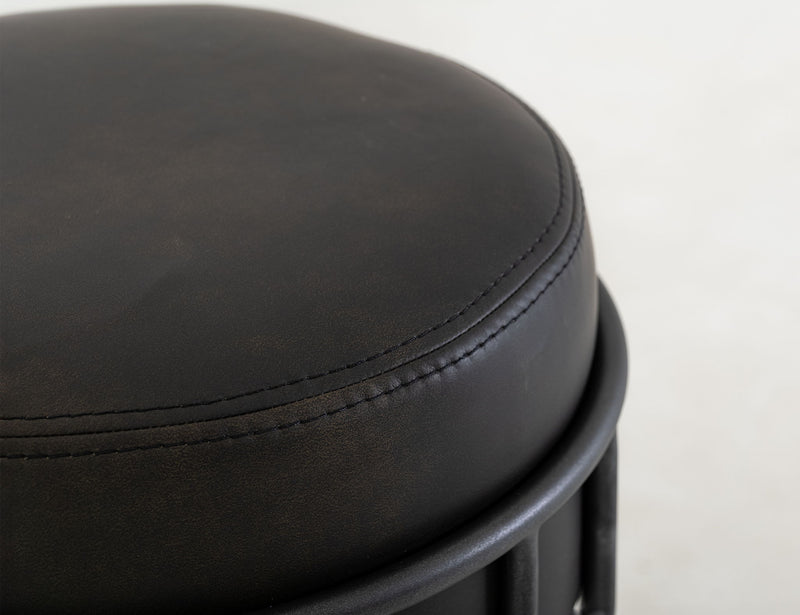 Merlin - 30" Upholstered Barstool - Licorice