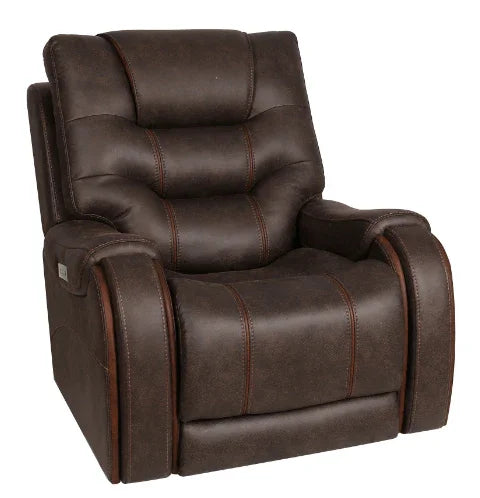 Reclining Chairs Canyon Walnut Power Recliner By Warehouse M