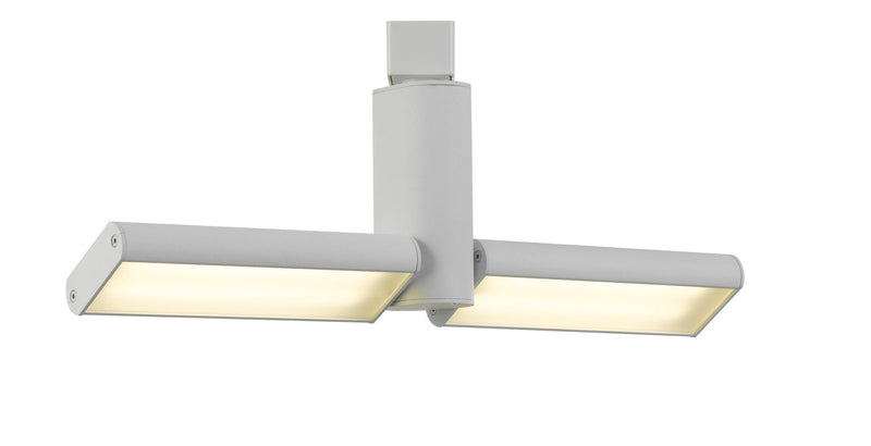 6.75" Height Metal Track Head - White