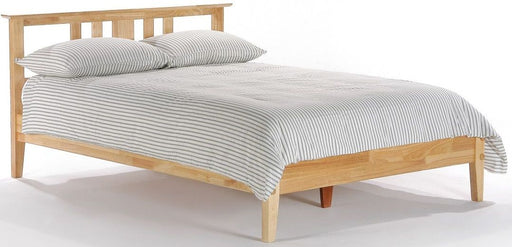Panel Bed Night & Day Furniture Thyme Natural Wood Queen Panel Bed