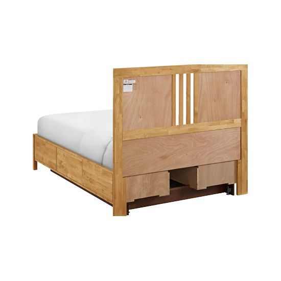 Bailey - Queen Storage Bed - Natural