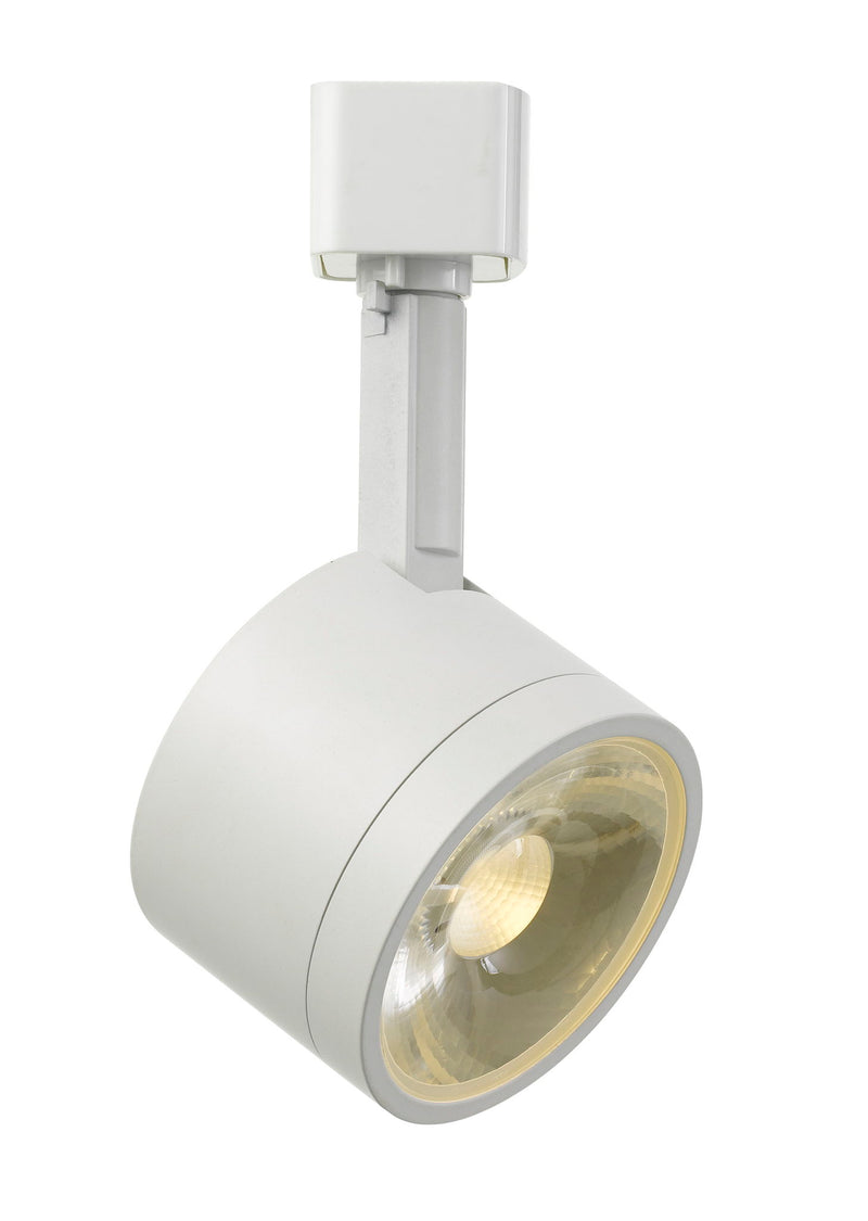 6" Height Metal Track Head - White - 12W