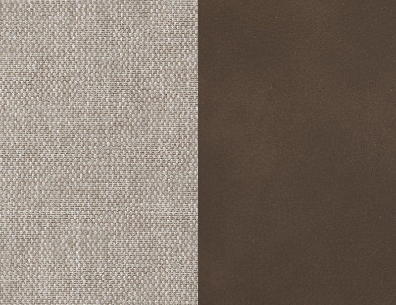 Tumbi - Armchair - Ivory / Brown