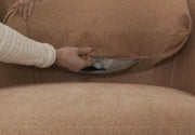 Annabel Club Chair: Custom Comfort, Reversible Seat, Innerspring Coil System