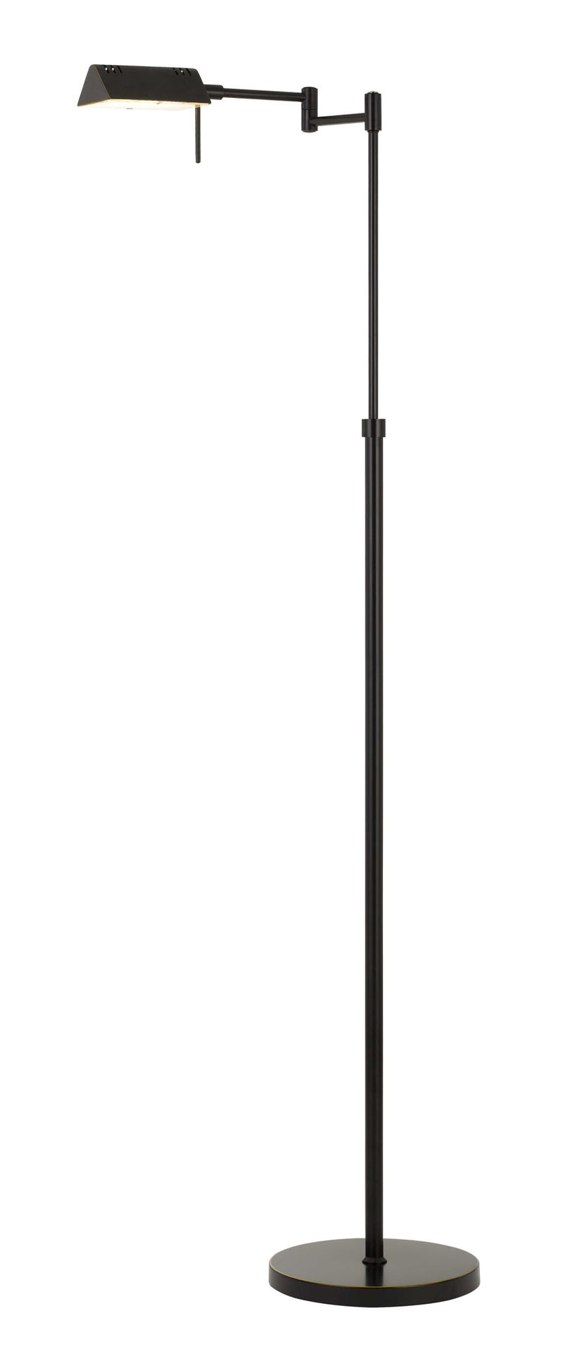 Clemson - 58.5" Height Metal Floor Lamp - Dark Bronze