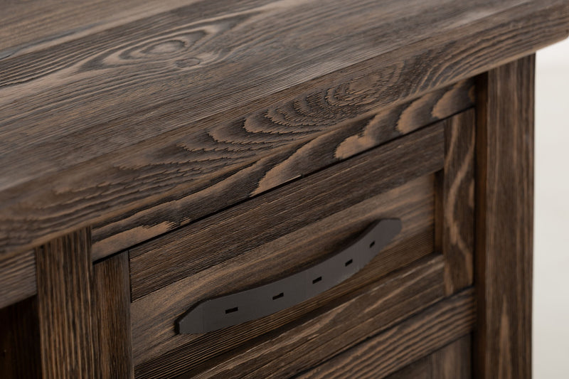 Dutton - TV Stand For Electric Fireplace - Rookwood Brown