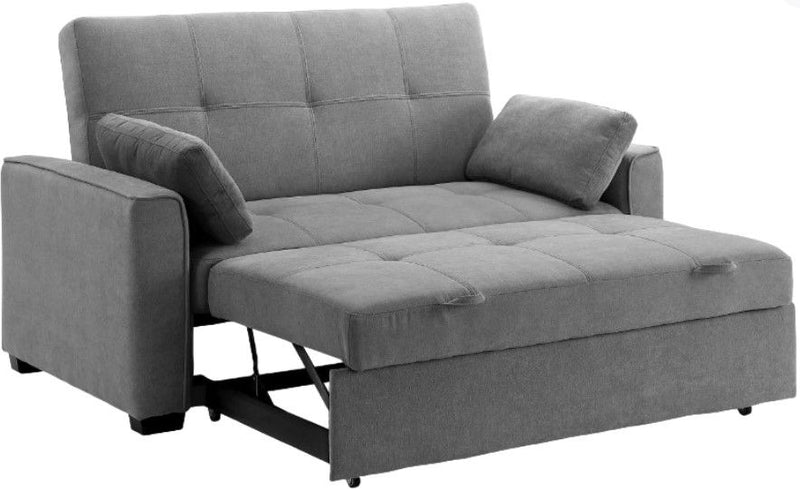 Sofa Sleeper Night & Day Nantucket Light Gray Queen Fabric Sofa Sleeper With Tufted Design by Night & Day Furniture