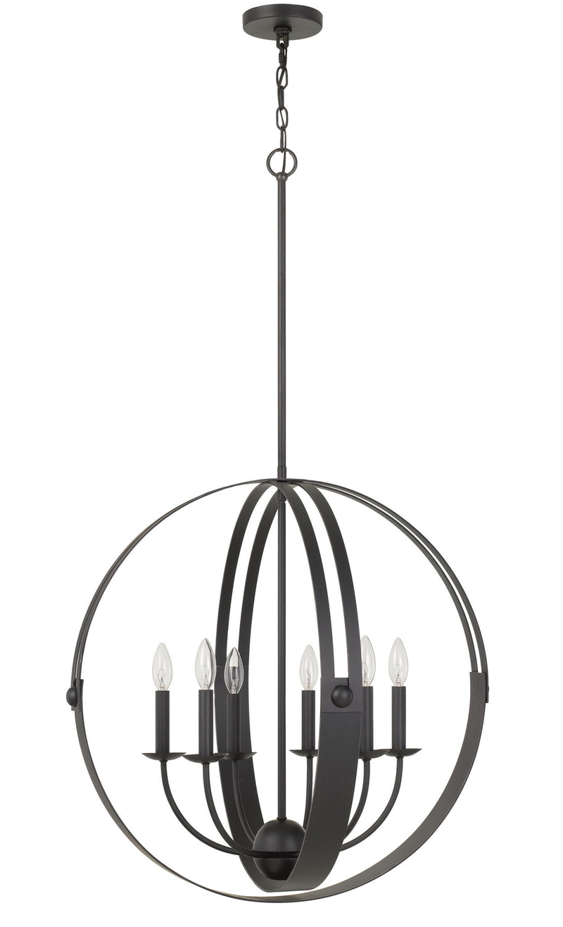 Valais - Chandelier - Matte Black