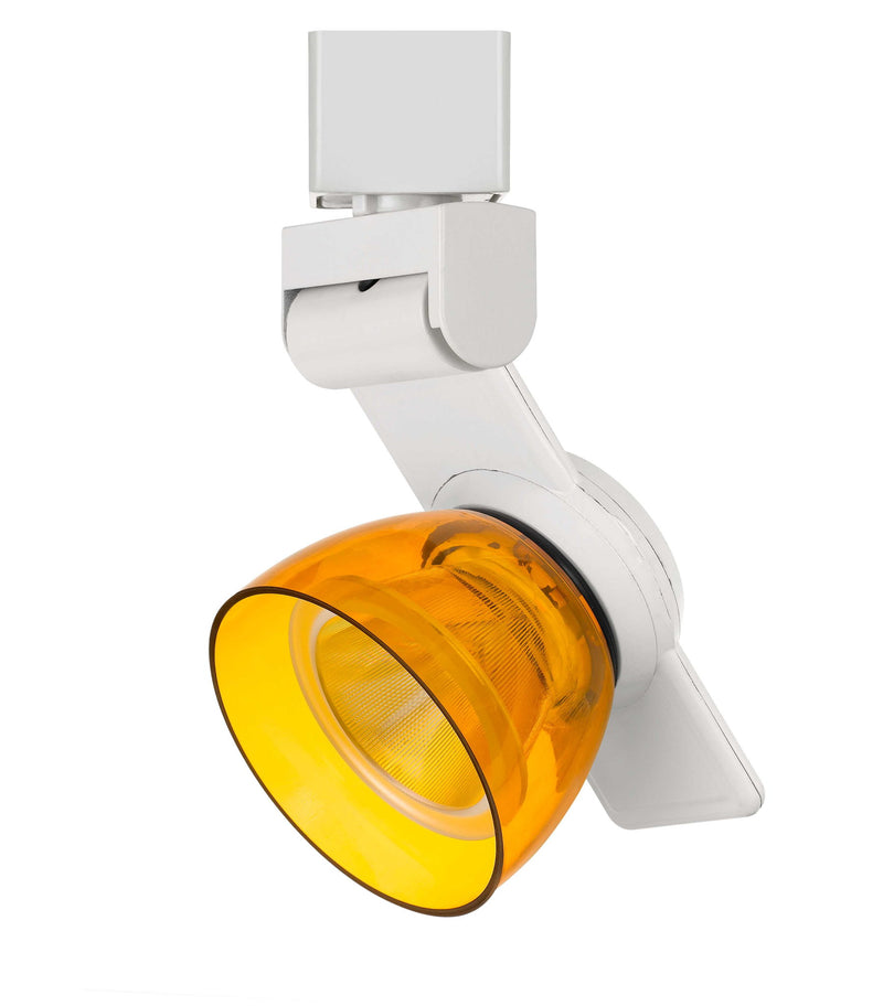 6" Height Metal Track Head - White & Amber