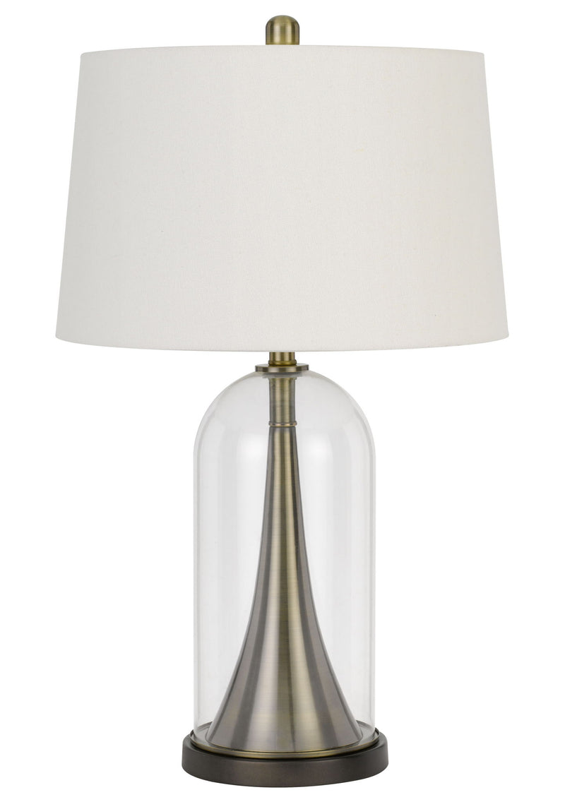 Camargo - Table Lamp - Glass & Antique Brass