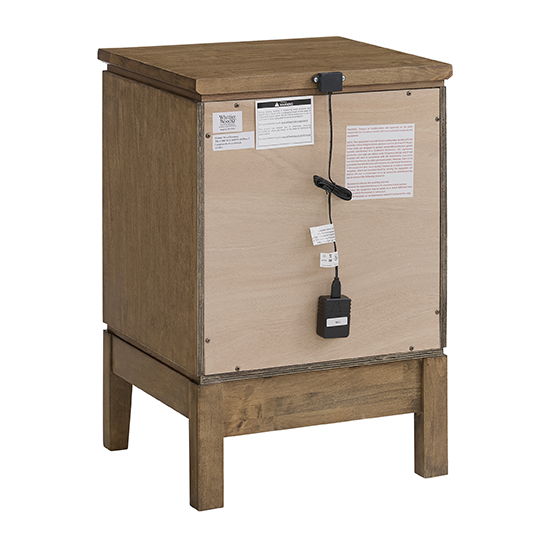 Bailey - Small 2-Drawer Nightstand - Nutmeg