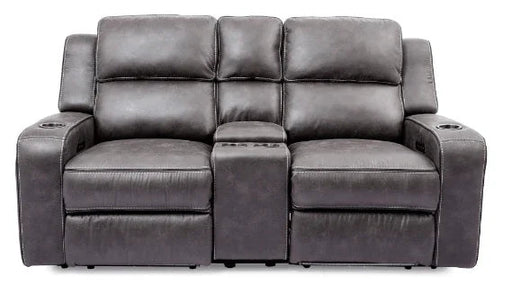 Reclining Loveseats Power Headrest Reclining Console Loveseat By Warehouse M