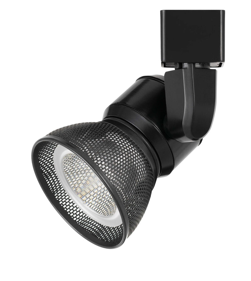 6.25" Height Metal Track Head - Black & Dark Bronze - Mesh