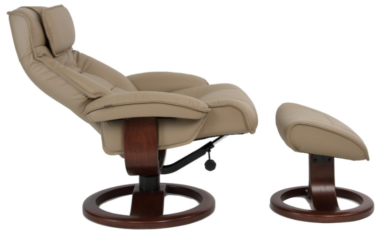 Fjords Mustang R Classic Comfort Manual Reclining Large Leather Chair