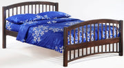 Panel Bed Night & Day Furniture Molasses Full Bed In Dark Chocolate Wood